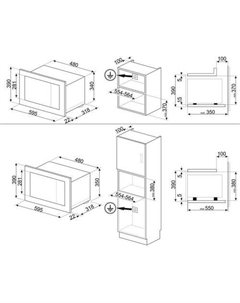 Микроволновая печь FMI120G Smeg