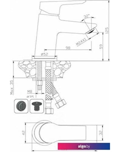 Смеситель Sevilla 20100SV Olive's