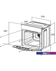 Электрический духовой шкаф EOEC.564TB Maunfeld
