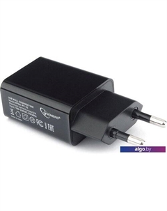 Сетевое зарядное Gembird MP3A-PC-25 (черный) Cablexpert