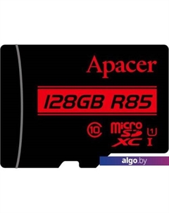 Карта памяти microSDXC AP128GMCSX10U5-R 128GB (с адаптером) Apacer