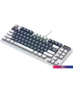 Клавиатура Gamenote KB884L RGB (белый, Content Red) Havit