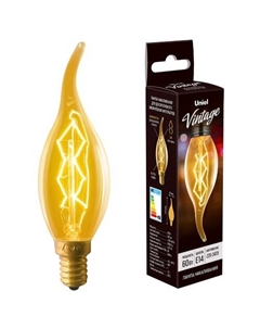 Лампа накаливания IL-V-CW35 E14 60 Вт UL-00000483 Uniel