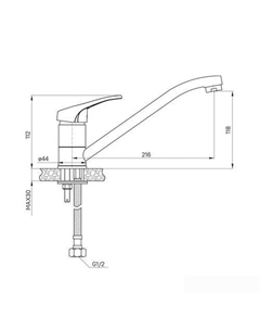 Смеситель Meal M06SBR0M05 Milardo