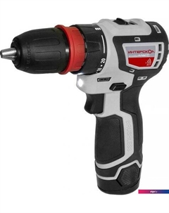 Дрель-шуруповерт КомбиМАКС ДА-10/12В 36 687.2.2.79 (с 2-мя АКБ, кейс) Интерскол