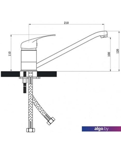 Смеситель СЛ-ОД-П21 Slaven