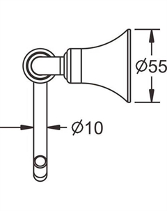 Держатель для туалетной бумаги RG1205 Rose