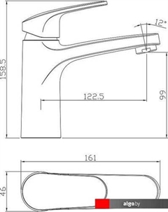 Смеситель RS45-11 Rossinka silvermix