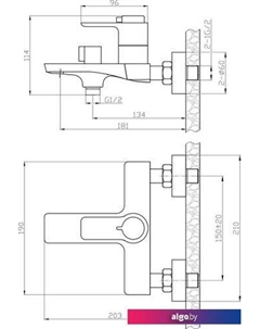 Смеситель RS50-31 Rossinka silvermix