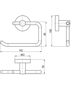 Держатель для туалетной бумаги Колорадо COA0401 (хром) Slezak rav