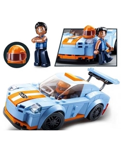 Конструктор Автоклуб M38-B0633A Машина с фигуркой Sluban