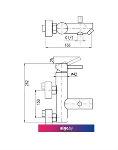 Смеситель Seina SE954.5-1CMAT Slezak rav