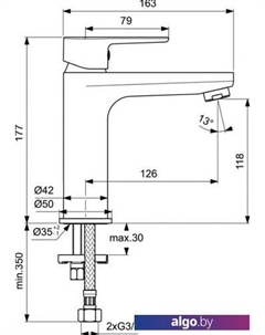 Смеситель Cerafine O BC554 Ideal standard