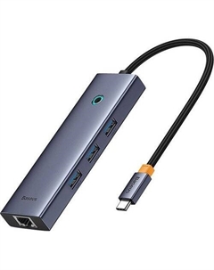 USB-хаб Flite Series 4-Port USB-C Hub B0005280A813-00 Baseus
