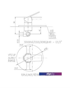 Смеситель Colorado CO183LCMATC Slezak rav