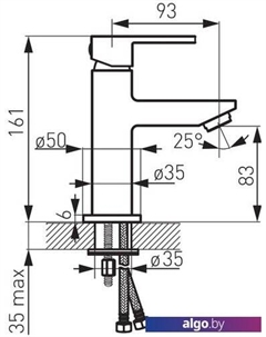 Смеситель Zicco BZI2BL Ferro