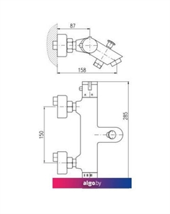 Смеситель TRM54.5-1CM Slezak rav