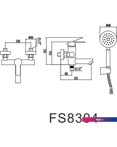 Смеситель FS8304 Fmark