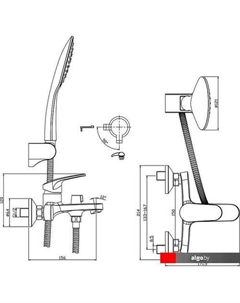 Смеситель RS45-30 Rossinka silvermix