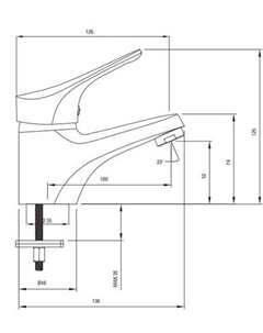 Смеситель Joko BOJ 050M Deante