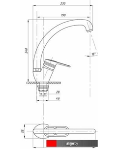Смеситель TSB-750-1208 Tsarsberg