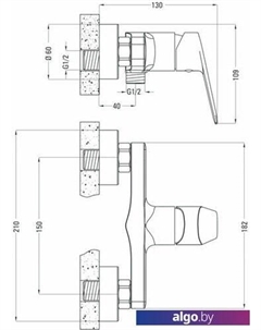 Смеситель Jasmin BGJ 040M Deante