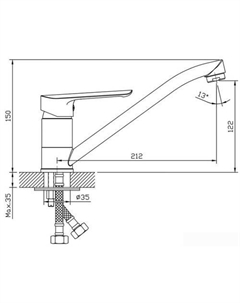 Смеситель Lagos LG 05 Esko
