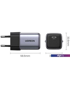 Сетевое зарядное CD318 90664 Ugreen