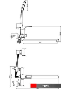 Смеситель RS46-32 Rossinka silvermix