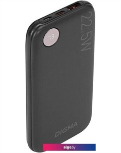 Внешний аккумулятор DGPF10B 10000mAh (черный) Digma