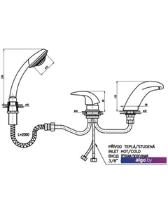 Смеситель Дунай D471.5Y Slezak rav