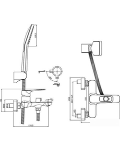 Смеситель RS46-30 Rossinka silvermix