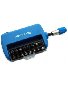 Набор бит Hogert Technik HT1S401 (17 предметов) Hoegert technik