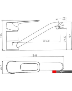 Смеситель RS46-22 Rossinka silvermix