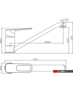 Смеситель RS46-21 Rossinka silvermix