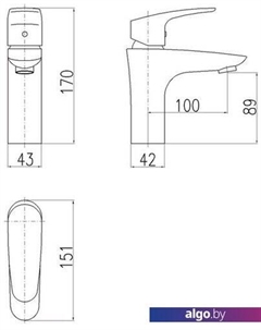 Смеситель Амур AM726.5 Slezak rav