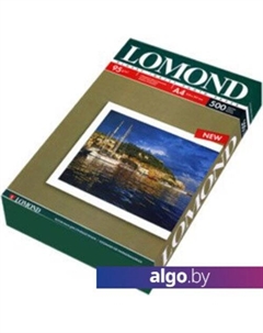 Фотобумага глянцевая односторонняя A4 85 г/кв.м. 500 листов (0102146) Lomond