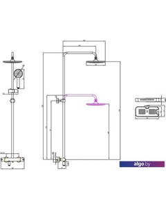 Душевая система Yeti LM7010C Lemark