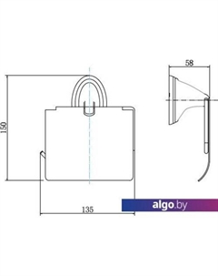Держатель для туалетной бумаги A1503 Fashun