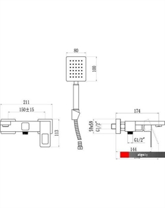 Смеситель S-SUS4003H Savol
