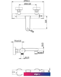 Смеситель Termo 34200TM Olive's