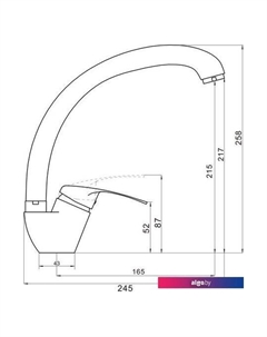 Смеситель S-T4101-1 Savol