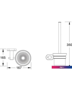 Ершик для унитаза SG5100T Shevanik