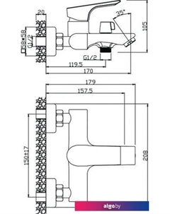 Смеситель Porto 11201PR Olive's