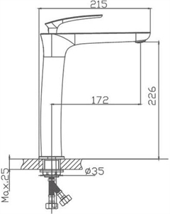 Смеситель HB11616 (хром) Haiba