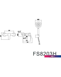 Смеситель FS8203H Fmark