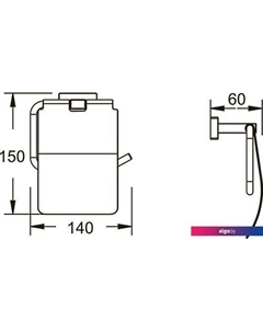 Держатель для туалетной бумаги SG5605H Shevanik