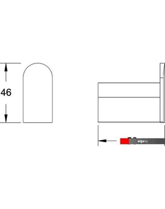 Крючок для ванны RG1711 Rose