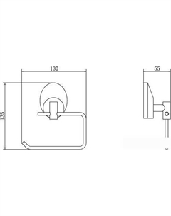 Держатель для туалетной бумаги A1603-3 Fashun