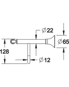 Полка для полотенца RG1208 Rose